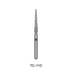 Dental Diamond Bur TC 11C Needle 5pcs/Pack - pairaydental.com