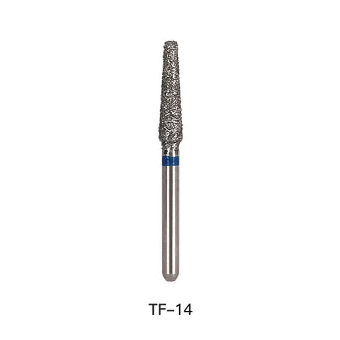 Dental Diamond Bur TF 14 Flat Cone 5pcs/Pack - pairaydental.com