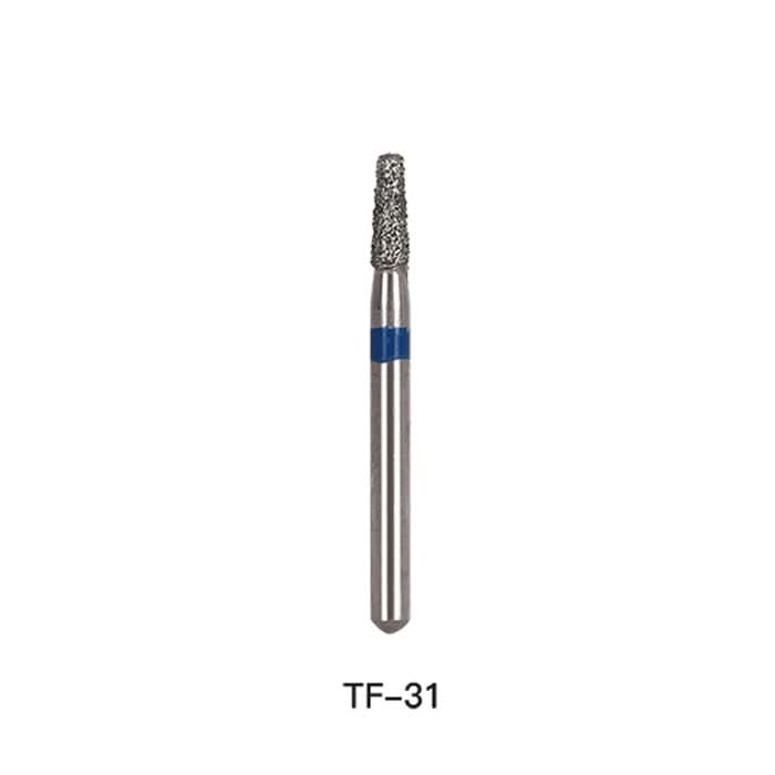 Dental Diamond Bur TF Series Full Size Flat Cone 5pcs/Pack - pairaydental.com