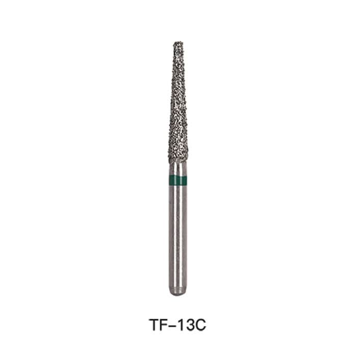 Dental Diamond Bur TF Series Full Size Flat Cone 5pcs/Pack - pairaydental.com
