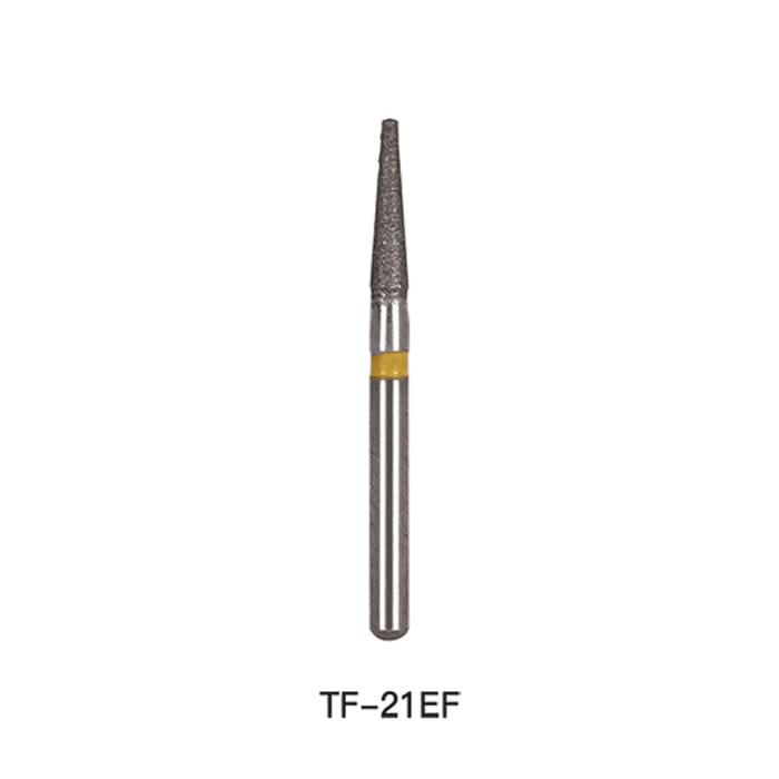 Dental Diamond Bur TF Series Full Size Flat Cone 5pcs/Pack - pairaydental.com