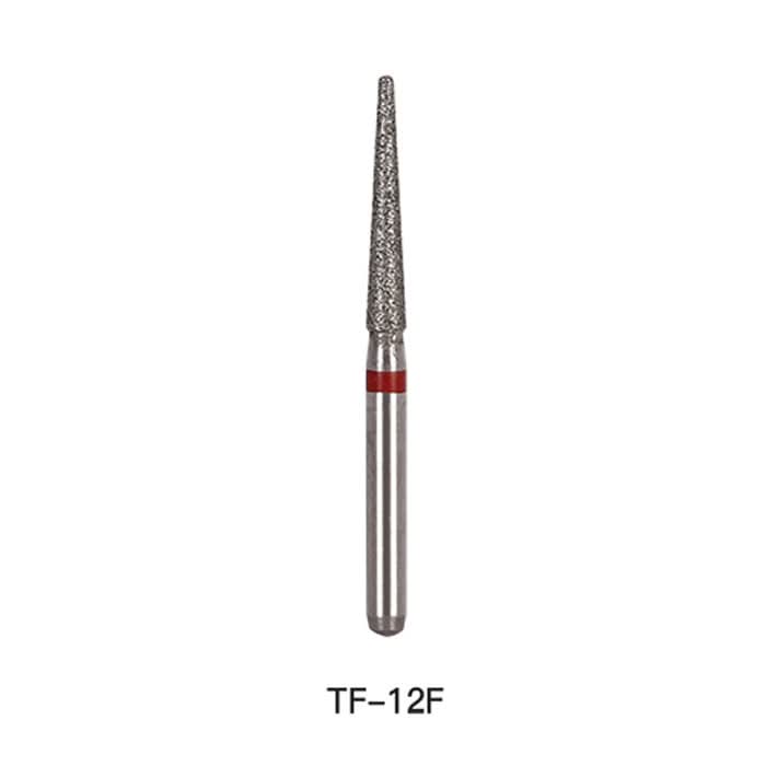 Dental Diamond Bur TF Series Full Size Flat Cone 5pcs/Pack - pairaydental.com