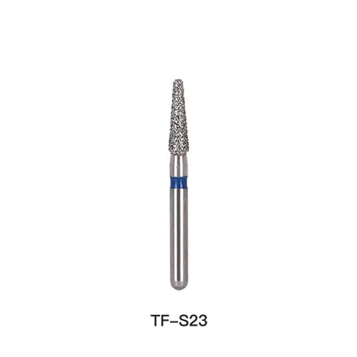 Dental Diamond Bur TF Series Full Size Flat Cone 5pcs/Pack - pairaydental.com