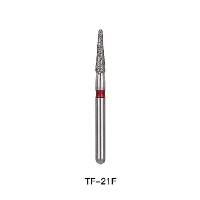 Dental Diamond Bur TF Series Full Size Flat Cone 5pcs/Pack - pairaydental.com