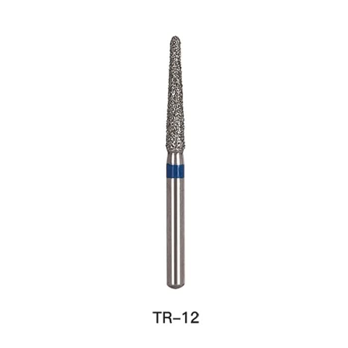 Dental Diamond Bur TR 12 Round End Cone 5pcs/Pack - pairaydental.com