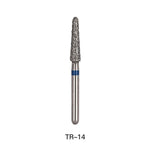 Dental Diamond Bur TR 14 Round End Cone 5pcs/Pack - pairaydental.com