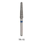 Dental Diamond Bur TR 15 Round End Cone 5pcs/Pack - pairaydental.com