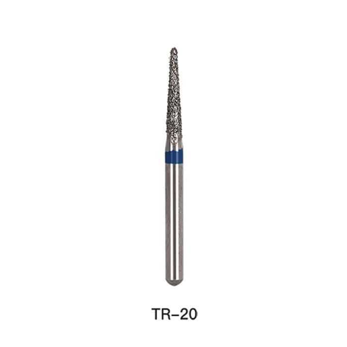 Dental Diamond Bur TR 20 Round End Cone 5pcs/Pack - pairaydental.com