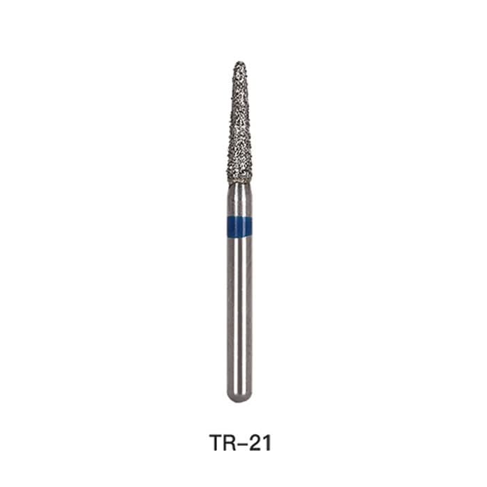 Dental Diamond Bur TR 21 Round End Cone 5pcs/Pack - pairaydental.com