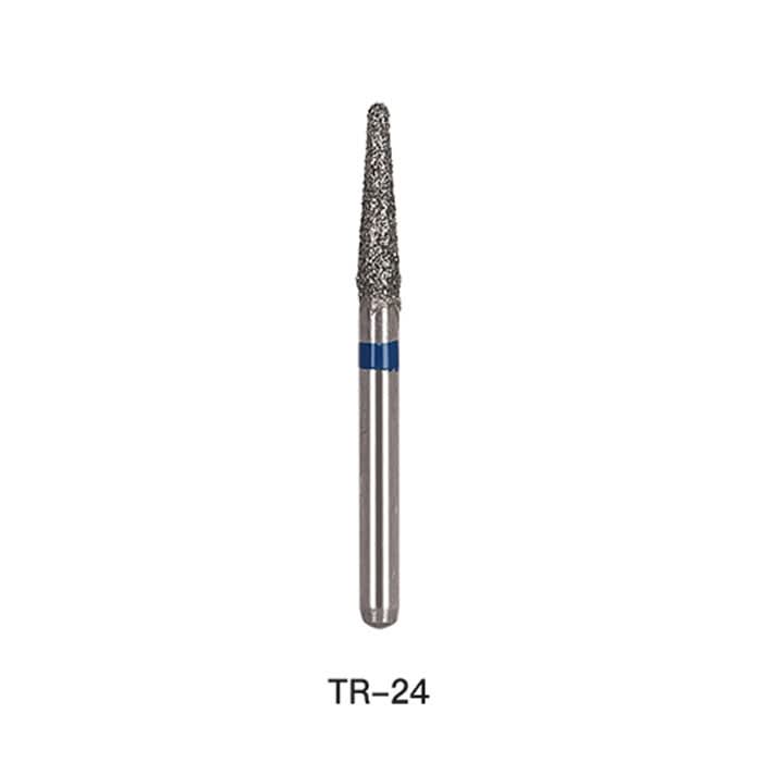 Dental Diamond Bur TR 24 Round End Cone 5pcs/Pack - pairaydental.com