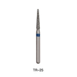 Dental Diamond Bur TR 25 Round End Cone 5pcs/Pack - pairaydental.com