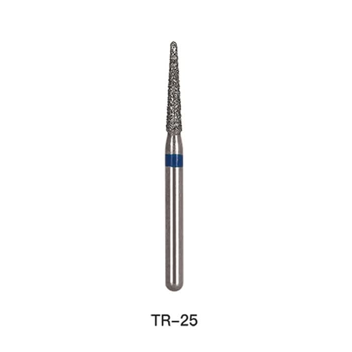 Dental Diamond Bur TR 25 Round End Cone 5pcs/Pack - pairaydental.com