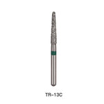 Dental Diamond Bur TR 13C Round End Cone 5pcs/Pack - pairaydental.com