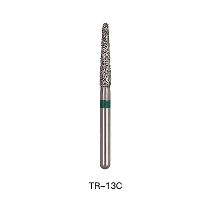 Dental Diamond Bur TR 13C Round End Cone 5pcs/Pack - pairaydental.com