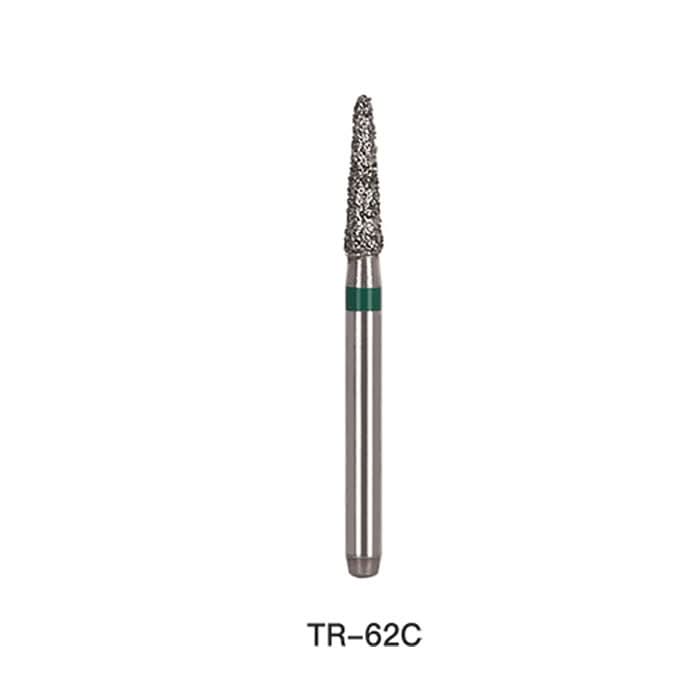 Dental Diamond Bur TR 62C Round End Cone 5pcs/Pack - pairaydental.com