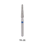 Dental Diamond Bur TR 26 Round End Cone 5pcs/Pack - pairaydental.com
