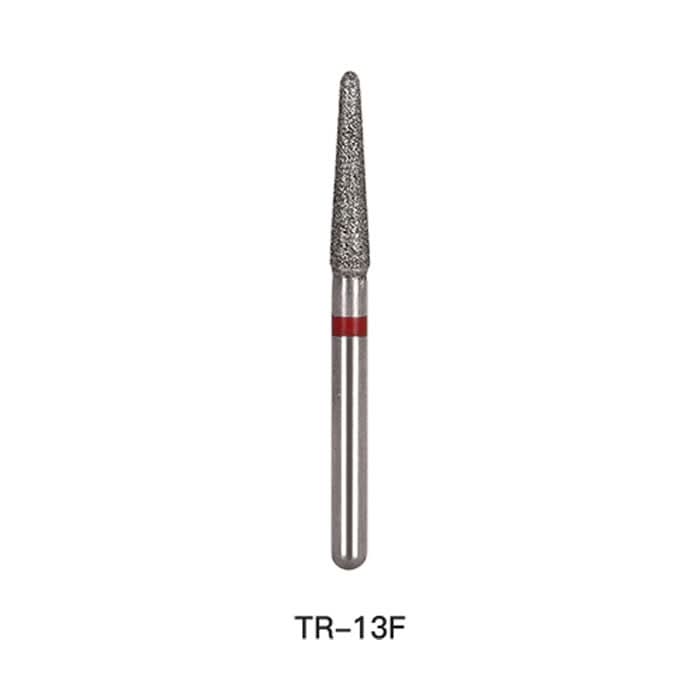Dental Diamond Bur TR 13F Round End Cone 5pcs/Pack - pairaydental.com