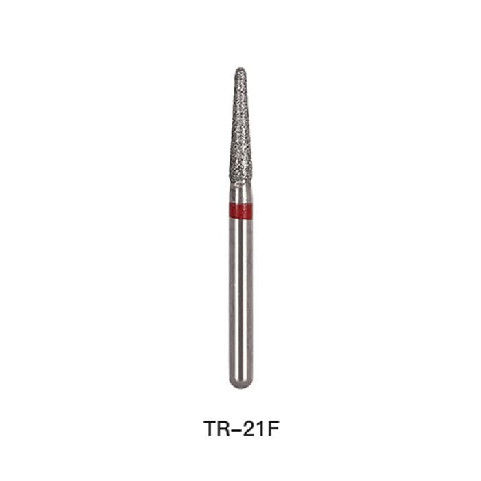 Dental Diamond Bur TR 21F Round End Cone 5pcs/Pack - pairaydental.com
