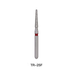 Dental Diamond Bur TR 25F Round End Cone 5pcs/Pack - pairaydental.com