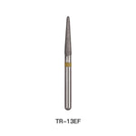 Dental Diamond Bur TR 13EF Round End Cone 5pcs/Pack - pairaydental.com