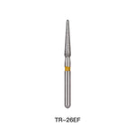 Dental Diamond Bur TR 26EF Round End Cone 5pcs/Pack - pairaydental.com