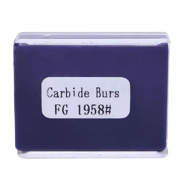 Dental Carbide Bur Metal Cutter FG #1958 10pcs/Box - pairaydental.com