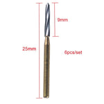 Dental Tungsten Carbide Burs FG Long Tapered 25mm 6pcs/Box - pairaydental.com