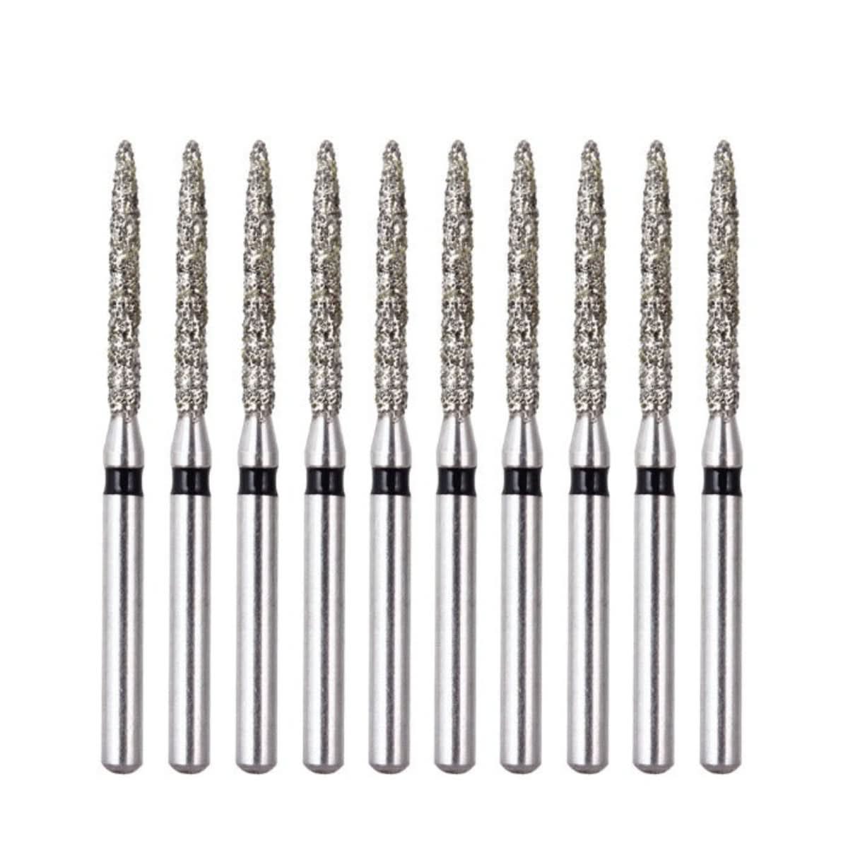 Dental Diamond Burs FG FO-11S Flame 10pcs/Box - pairaydental.com