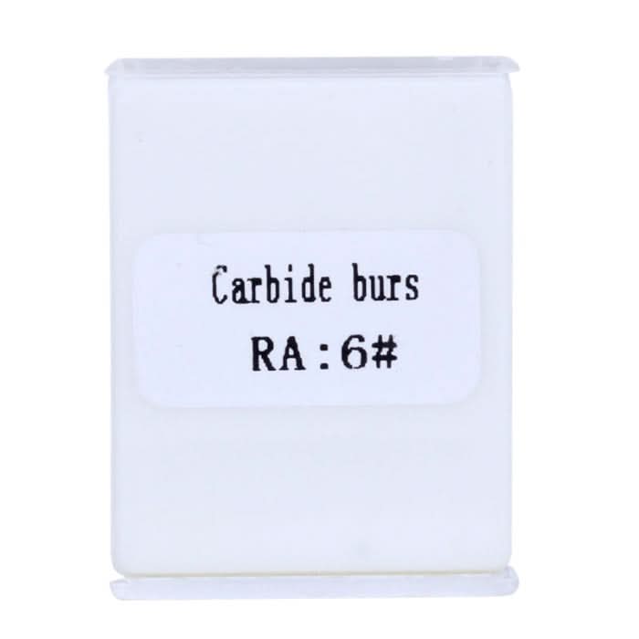 Dental Carbide Bur for Slow Speed Latch RA #6 Round 1.8mm 5pcs/Box - pairaydental.com