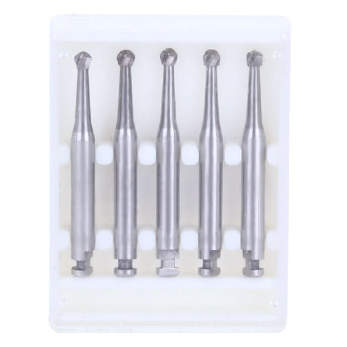 Dental Carbide Bur for Slow Speed Latch RA #6 Round 1.8mm 5pcs/Box - pairaydental.com