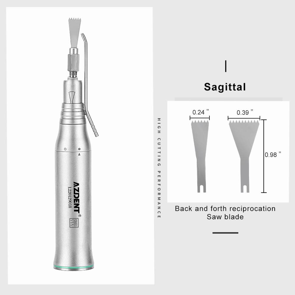 4:1-S 3° Back & Forth Reciprocating Saw Straight Handpiece Water Spray - pairaydental.com