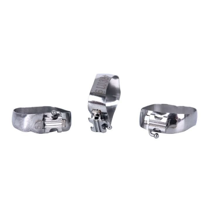 Orthodontic 1st Molar Series Bands with Buccal Tube Conv Roth 0.022 Single U/1 L/1 36#-40+# 80pcs/Box - pairaydental.com
