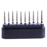 Dental Diamond Burs FG TR-12S Flat Cone 10pcs/Box - pairaydental.com