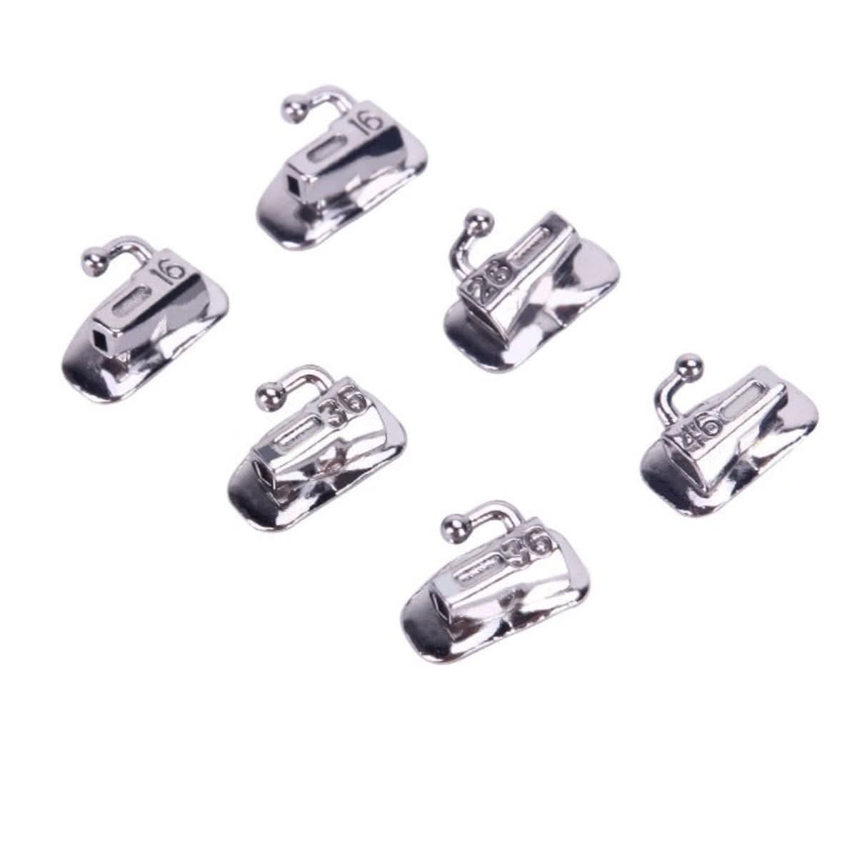 Buccal Tube 1st Molar Bondable Split Non-Convertible Roth 0.022 50Sets/box -pairaydental.com