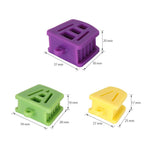 3pcs Mouth Opener Occlusal Pad Teeth Prop Bite Rubber Retractor Latex S M L - pairaydental.com