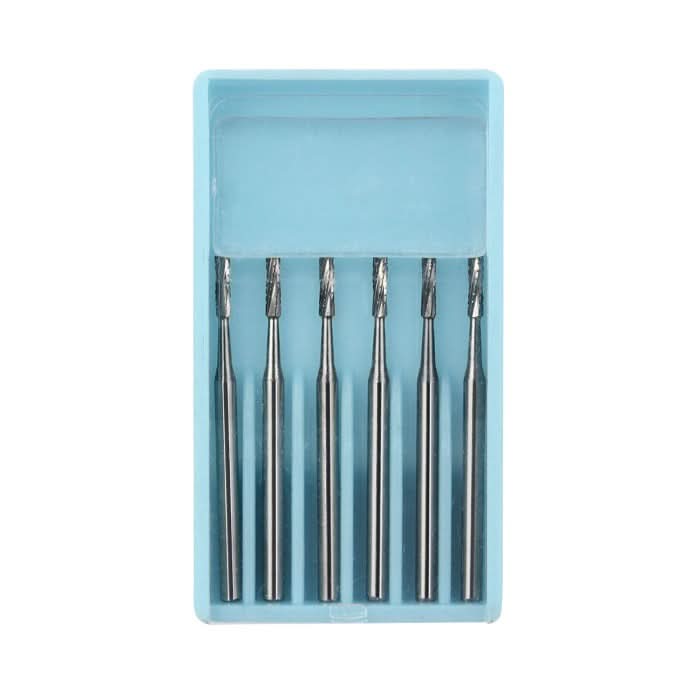 Dental Carbide Bur Length Straight Fissure Crosscut FG #557 25mm 6pcs/Box - pairaydental.com