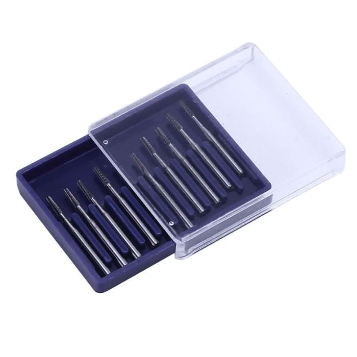 Dental Carbide Bur Straight Round End Crosscut Fissure FG #1557 10pcs/Box - pairaydental.com