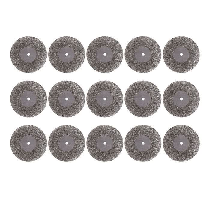 Dental Lab Diamond Disc Cutting Double Side Polishing Disk 15pcs/box - pairaydental.com