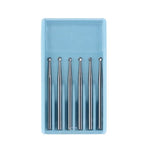 Dental Carbide Burs FG Round 25mm #4 SL 6pcs/Box - pairaydental.com