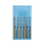 Dental FG Carbide Finishing Burs 25mm Gold 6pcs/Box - pairaydental.com