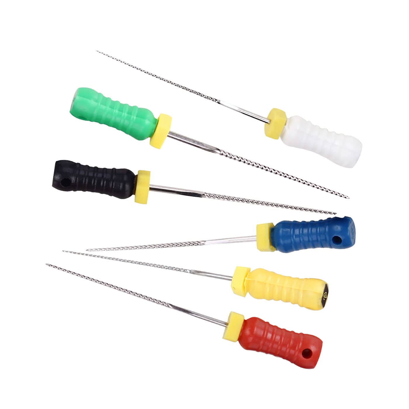 Endo Hand K-Files Stainless Steel Assorted #45-80 25mm 6pcs/Pk - pairaydental.com