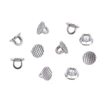 Dental Lingual Button Direct Bond Eyelet Round/Rectangular 10pcs/Bag - pairaydental.com