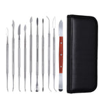 Dental Spatula Plaster Knife Versatile Teeth Wax Carving Tool Set 10pcs/Set - pairaydental.com