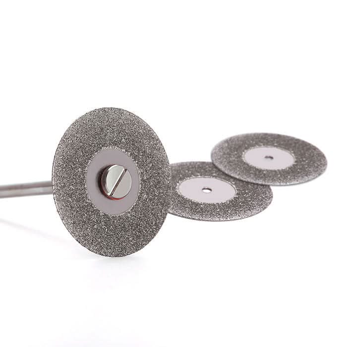 Dental Lab Diamond Disc Cutting Double Side Polishing Disk 15pcs/box - pairaydental.com