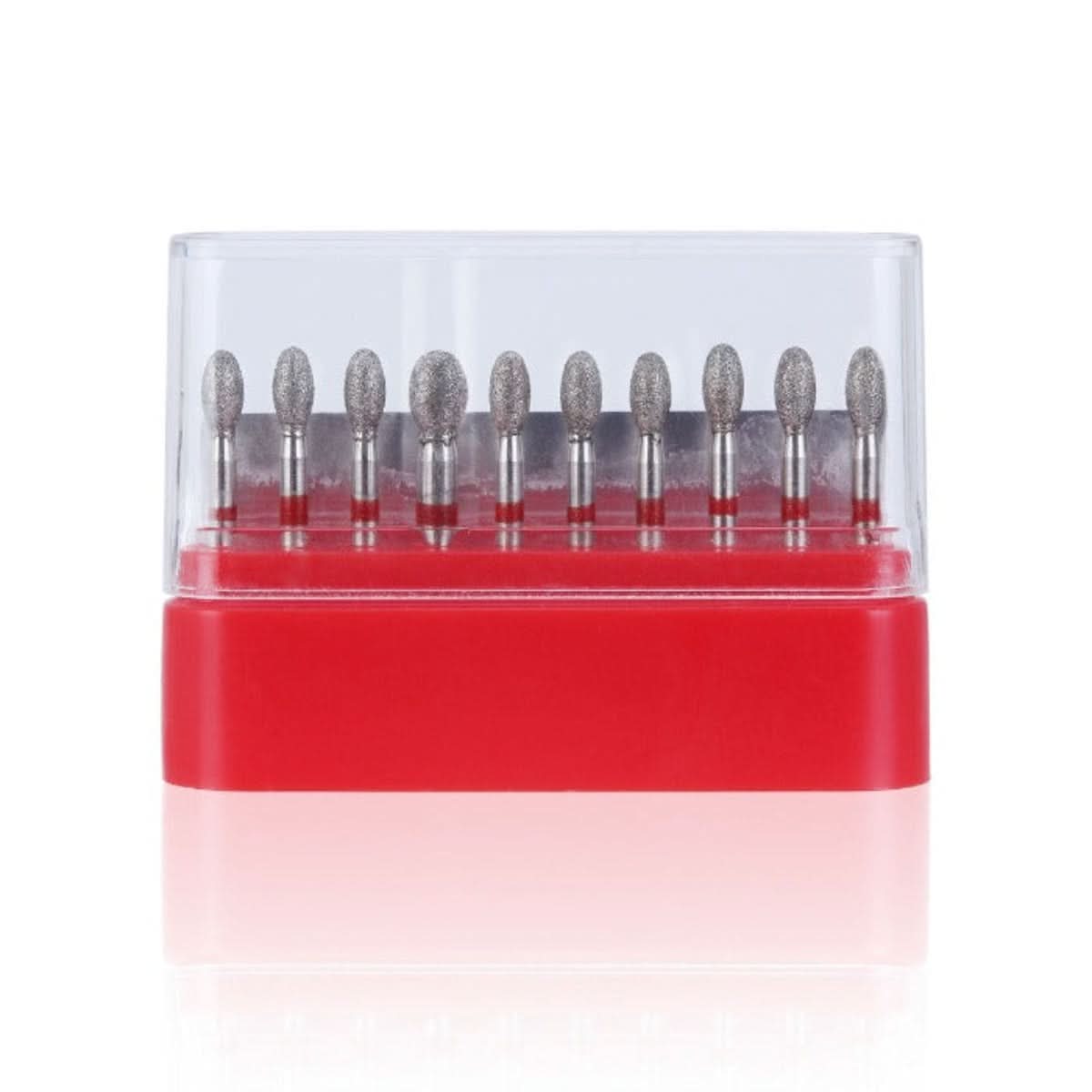Dental Diamond Bur FG 379-023F Football Red 10pcs/Kit - pairaydental.com