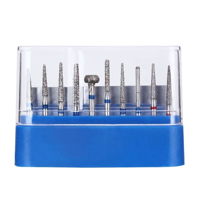 Dental Diamond Burs FG-101 For Crown Preparation Anterior Teeth Kit 10pcs/Kit - pairaydental.com
