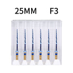 Endo NiTi Rotary Files Heat Activated 25mm F3 6pcs/Pk - pairaydental.com