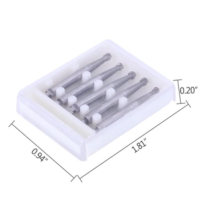 Dental Carbide Bur for Slow Speed Latch RA #7 Round 2.1mm 5pcs/Box - pairaydental.com