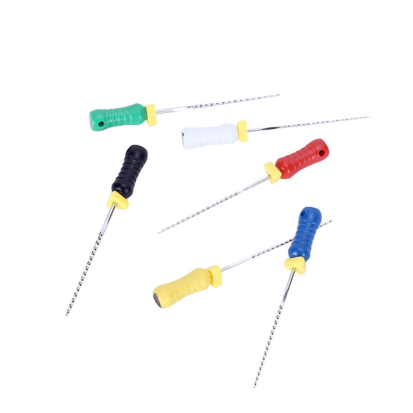 Endo Reamers Hand Files SS 25mm #15-40 Assorted 6pcs/Pk - pairaydental.com