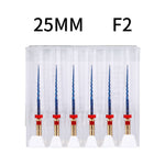 Endo NiTi Rotary Files Heat Activated 25mm F2 6pcs/Pk - pairaydental.com